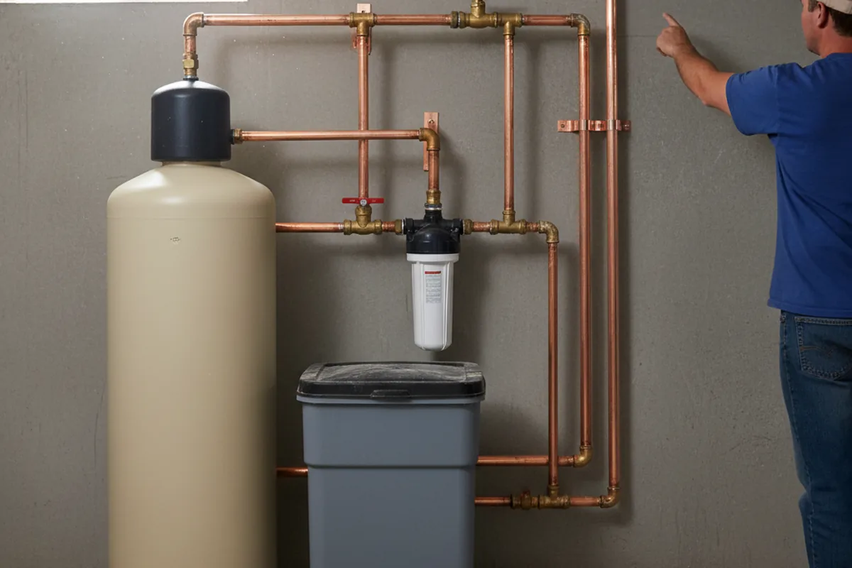 Whole-house water treatment system installed in Pleasureville